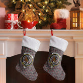 Clan Borthwick Ancient Tartan Crest Christmas Stocking FP72 Borthwick Ancient Tartan Tartan Stocking